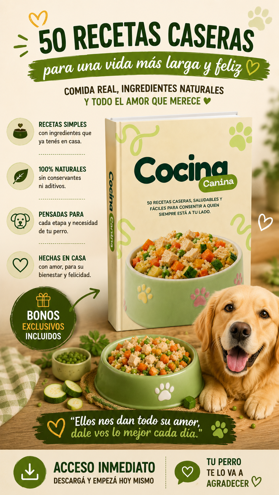 Mejorá la alimentación de tu perro en 30 días